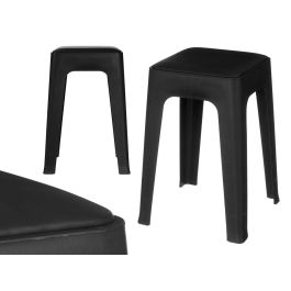 Kipit Taburete Plástico Acolchado Negro 33x48x33 cm Precio: 90.49999948. SKU: B1884WCLG5