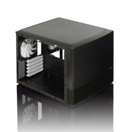 Fractal Design Node 804 Carcasa Negra Mini-Tower Micro ATX/Mini-ITX, compatible AIO, 3 ventiladores 120mm, 8 HDD/2 SSD