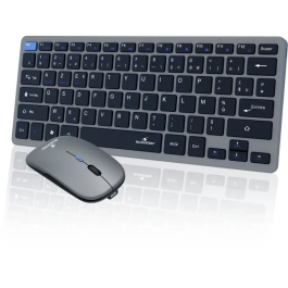 Bluestork BLU3760162055160 Combo Teclado y Ratón Inalámbricos Mini Pack Bluetooth y Adaptador Ultradelgado Ligero para Trabajo Móvil y Remoto Precio: 44.5000006. SKU: B1A5FLMCG9