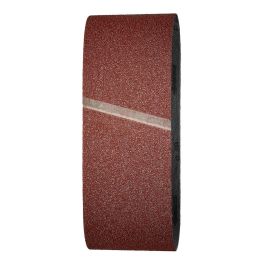 Wolfcraft Set 3 lijas de banda, corindón, grano 40, 75x533mm, ref. 1916000