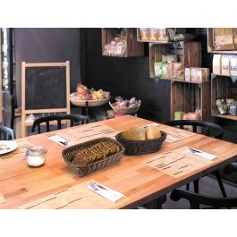 Cesta Pan Rectangular Pp 32.5X13.5C My Bar (18 Unidades)