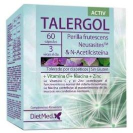 DIETMED Talergol Activ 60 Cap. Suplemento para Alergias Respiratorias con Vitamina C y Zinc Precio: 21.5000005. SKU: B1CEBNNYBT