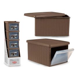 Stefanplast Caja Elegance Abierta Beige 15L 29x39x21 cm (Set de 5) Precio: 67.99000043. SKU: S3609109