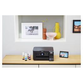 Epson ET-2850 Impresora Multifunción 3 en 1, Inyección de Tinta A4, Wi-Fi, Dúplex Automático, Color Negro