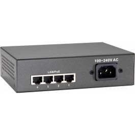 Level One FEP-0511 Switch 5 Puertos Fast Ethernet 65W con 4 Puertos PoE