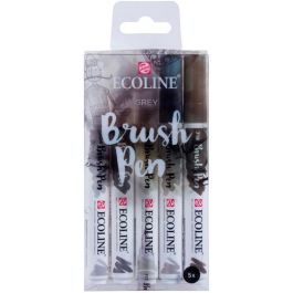 Talens Ecoline Rotuladores Brush Pen Punta Pincel Gris Estuche 5 Ud Precio: 7.49999987. SKU: B1CGHFALQ4