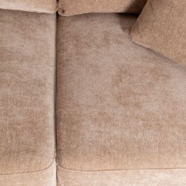 Sofá 2 Plazas Taupe Tejido-Madera 165 X 96 X 86 cm