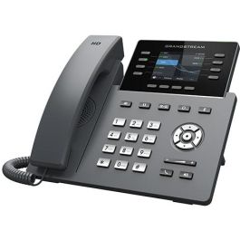 Grandstream GRP-2624 Teléfono IP Profesional para Negocios, 8 Líneas, WiFi, Bluetooth, PoE, Pantalla 2.8" a Color