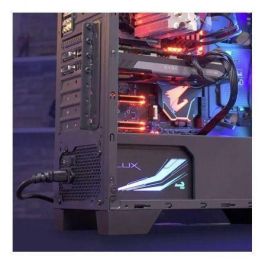 Aerocool LUXRGB550M Fuente de Alimentación PC Semim modular RGB 550W 80 Plus Bronze 230V EU Negro