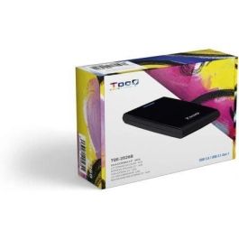 TooQ TQE-2526B Caja Externa Disco Duro 2.5" USB 3.1 (5Gbps) SATA III hasta 4TB UASP Plug & Play Compatible PC Mac Linux Negra TooQ TQE-2526B Caja Externa Disco Duro 2.5" USB 3.1 (5Gbps) SATA III hasta 4TB UASP Plug & Play Compatible PC Mac Linux Negra