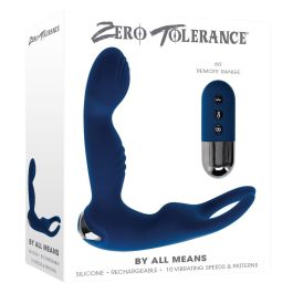 Vibrador anal Evolved Zero Tolerance Azul