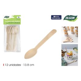 Algon Set 12 Cucharas de Café de Madera 13.8 cm (24 Unidades) Precio: 10.58999986. SKU: B17F8Y5ZHJ