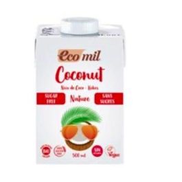 Ecomil Bebida de Coco Coconut Nature Bio Sin Azúcar 500ml 100% Vegetal Sin Lactosa Precio: 2.4999997. SKU: B16CC3A497
