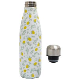 Termo Botella 500 Ml Limones Home Deco Factory