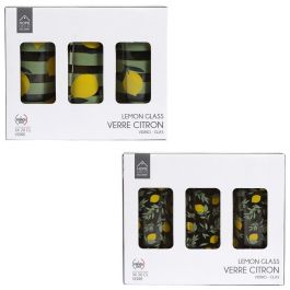 Juego De 3 Vasos 200 Ml Limones Home Deco Factory