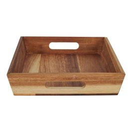 Bandeja Con Asas Acacia Home Deco Factory 32x23 cm