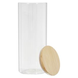 Tarro - vidrio y bambu 1.6 l