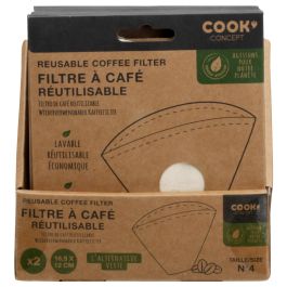 Juego De 2 Filtros Café Reutilizab Cook Concept