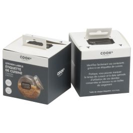 Juego De 24 Etiquetas Cook Concept 6x4 cm