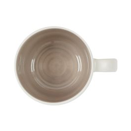 Mug 400 Ml Beige Bicolor Home Deco Factory