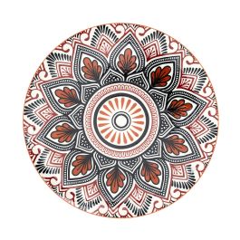 Plato Postre Mandala N Home Deco Factory diámetro 19 cm Precio: 4.49999968. SKU: B128XS692Z