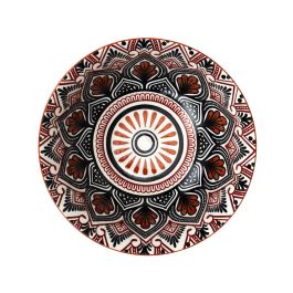 Cazuela mandala naranja d15cm