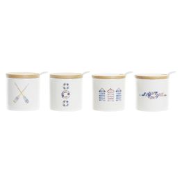 Azucarero Mediterraneo DKD Home Decor Multicolor 7.5 x 7.5 x 7.5 cm (4 Unidades) Precio: 12.50000059. SKU: S3036932