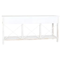 Consola Alpino DKD Home Decor Blanco Negro 45 x 86 x 1.8 cm