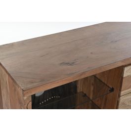 Mueble Tv Colonial DKD Home Decor Marron 40 x 63 x 200 cm Mueble Tv Colonial DKD Home Decor Marron 40 x 63 x 200 cm