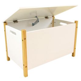 Fun House Caja de Juguetes SCANDIWOOD de Madera MDF para Niños - Diseño Moderno y Ahorro de Espacio - 37,5x60x36 cm
