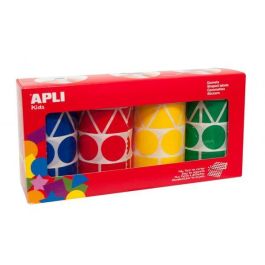 Apli Gomets Geométricos Caja 4 Rollos Formas Y Colores Surtidos -5428 Unidades- Precio: 13.50000025. SKU: S8400614