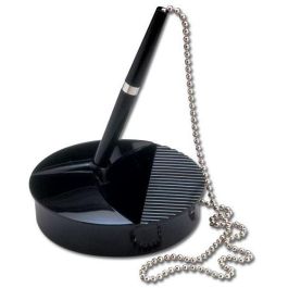 Fellowes Bolígrafo Con Peana Negro, Base Antideslizante, Protección Antibacteriana Microban®, Incluye Recarga Azul, Ref. 0911502 Precio: 7.49999987. SKU: BIX9821502