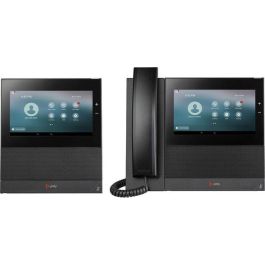 Poly CCX 600 Teléfono Empresarial con Pantalla Táctil LCD de 7 Pulgadas (1024 x 600), USB, Bluetooth 4.2, Wi-Fi, Android 9, sin Auricular