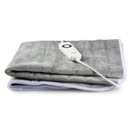 Calentador de cama eléctrico DOMO para 1 persona - 6 niveles de calor - Polar de franela - 150x80 cm - Gris Calentador de cama eléctrico DOMO para 1 persona - 6 niveles de calor - Polar de franela - 150x80 cm - Gris
