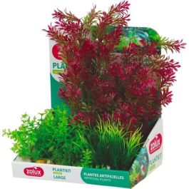 ZOLUX ZOL3336023522487 Plantas artificiales para acuario Plantkit Talla M Pack de 7