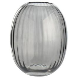 Day Jarrón Oval de Vidrio/Cristal Gris Altura 24 cm Diámetro 19,5 cm Precio: 16.50000044. SKU: B19T9MFT7Z