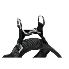 Hunter Arnés Hilo Comfort para Perro Malla 3D XXS-XS Cuello 30-35cm Pecho 33-36cm Antracita Reflectante
