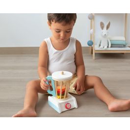 Juguete Batidora de Vaso de Madera con Frutas para Niños +3 Años - Juego de Imitación Desarrollo de Habilidades