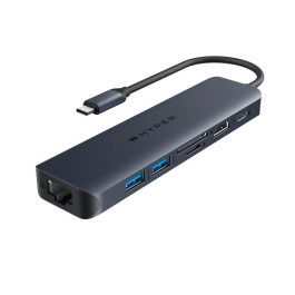 HYPER HD4003GL Hub de Interfaz USB 3.2 Gen 1 Type-C 10000 Mbit/s Azul, Gris Precio: 87.5000005. SKU: B1CGT32YRY