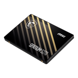 MSI SPATIUM S270 SATA 2.5 960GB unidad de estado sólido 2.5" Serial ATA III 3D NAND MSI SPATIUM S270 SATA 2.5 960GB unidad de estado sólido 2.5" Serial ATA III 3D NAND
