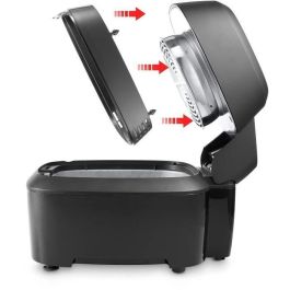 Delonghi FH2184 Aceite eléctrico sin aceite - Capacidad 1.25 kg, 1400W, Tanque antiadherente