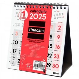 Finocam Calendario De Sobremesa Números Grandes XS-140x150 mm Neutro 2025 Precio: 3.50000002. SKU: B1H76DZ9N2