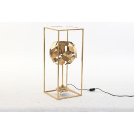 DKD Home Decor Lámpara de Pie Moderna Dorada de Metal y Cristal Geométrico 30x30x71 cm con Casquillo E27 50W 220V Precio: 53.55702. SKU: S3031435