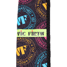 Vicfirth Funda Baquetas Essential Neon para 4-5 Pares con Bolsillo Interior y Correa Elástica