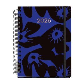 Agenda Anual (2026) Miquelrius Trends Marf Organic Pattern Wire-O Tapa Extra Con Goma Plus 155X213 D/P Midnight Bloom Precio: 18.49999976. SKU: B1C3NH3345