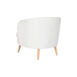 Butaca DKD Home Decor Blanco Natural 80 x 78 x 91 cm Butaca DKD Home Decor Blanco Natural 80 x 78 x 91 cm