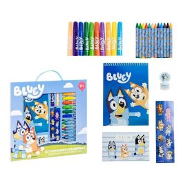 CERDÁ Set papelería coloreable Bluey Precio: 11.49999972. SKU: B1CAMVSKST