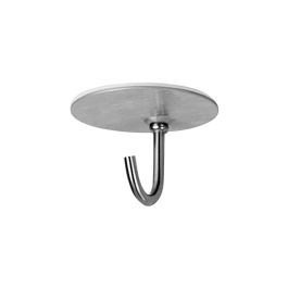 Inofix Colgador adhesivo de acero inoxidable 2176-1-000, gancho multiusos para tazas y utensilios de cocina (blister 2 unid.)