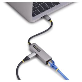 StarTech Adaptador USB TYPE-C a Ethernet 2.5GbE con Carga PD 100W, Convertidor USB-C a RJ45 para Redes Alámbricas, Compatible con Thunderbolt