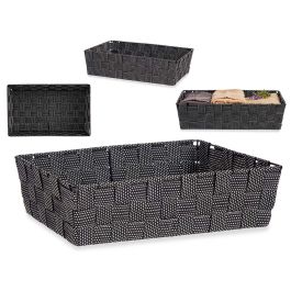 Cesta de tela negra Kipit 34 cm x 21 cm x 8.5 cm, 3.8 l (18 Unidades) Precio: 47.49999958. SKU: S3607603